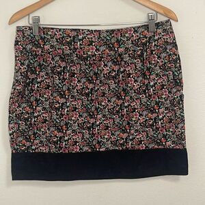 BDG floral cotton mini skirt.  Size 12.